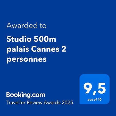 Studio 500M Palais Cannes 2 Personnes Dış mekan fotoğraf
